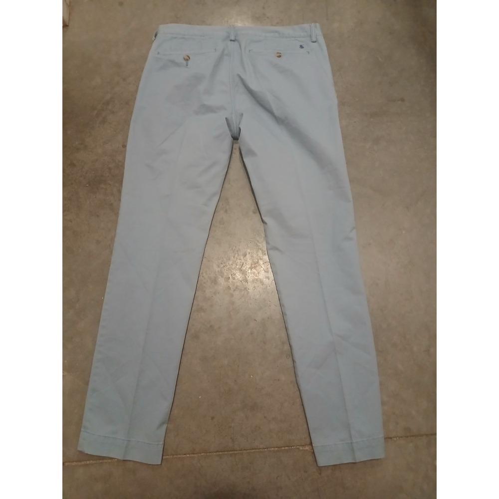 Polo Ralph Lauren Mens Stretch Straight Fit Chino Pants Blue 34/31 (Tag 33x32) - Picture 8 of 9